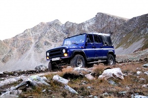 Travelnews.lv ar apvidus spēkratu «UAZ» dodas Kaukāza kalnu bezceļos. Atbalsta: Magtur 29