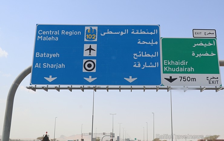 Travelnews.lv iepazīst Šārdžas emirāta lieliskos lielceļus ar 120 km/h. Atbalsta: VisitSharjah.com un Novatours.lv 270332