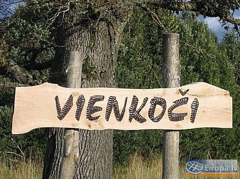 Cēsu rajona Līgatnes pagastā nesen sācis darboties koktēlnieka Riharda Vidzicka iekārtotais koka skulptūru parks Vienkoči 14712