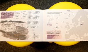 Tagad bērni starptautiskajā lidostā Rīga latviešu un angļu valodā iegūs jauku grāmatiņu «Domā, krāso, atrisini!» 5