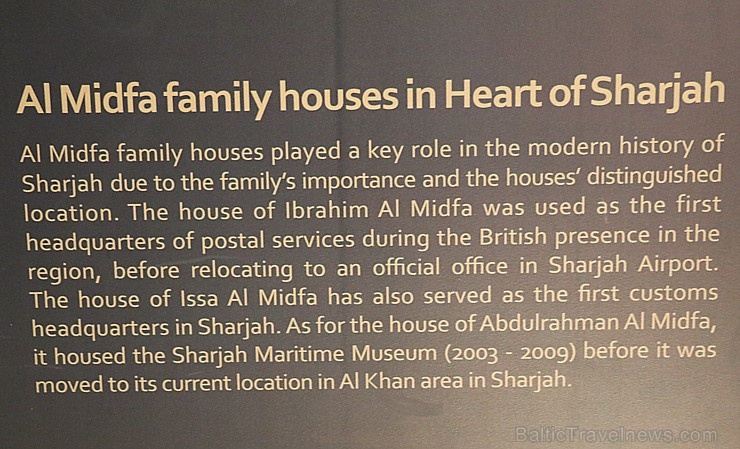 Travelnews.lv apmeklē muzeju «Majlis Al Midfa», kas veltīts Ibrahim bin Mohammed al Midfa. Atbalsta: VisitSharjah.com un Novatours.lv 272585