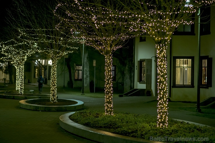 Ogres pilsēta Ziemassvētku gaidīšanas laikā ir mirdzošu lampiņu ieskauta 272770