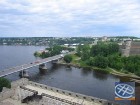 Skats no Narvas pils uz Krievijas pilsētu Ivanogorodu, uz tiltu, kas savieno abas pilsētas 6
