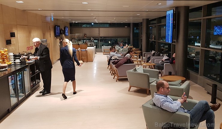Travelnews.lv ar «Turkish Airlines» biznesa klases biļeti iepazīst «Primeclass Business Lounge» lidostā «Rīga» Foto: Samsung 274899