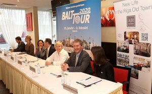 Viesnīcā «Avalon Hotel & Conferences» tūrisma izstāde «Balttour 2020» rīko preses konferenci 2