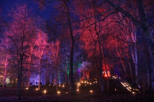 Lielvārdes muižas parku pasākumā «Sveču nakts» piepilda gaismas un uguns mistērija 15