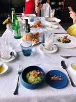 Skaistumkonkursu dalībniece Viktorija Brunova iesaka apmeklēt Itālijas restorānu «Grotta Palazzese Restaurant». Foto: Viktorija Brovuna 4