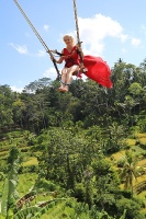 Travelnews.lv izbauda Bali lielās šūpoles «The Natural Terrace Swing». Atbalsta: «Turkish Airlines» un «365 Brīvdienas» 15