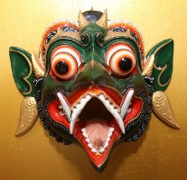 Bali viesnīcas «Ayung Resort Ubud» mākslas darbi, maskas un skulptūras. «Turkish Airlines» un «365 Brīvdienas» 36