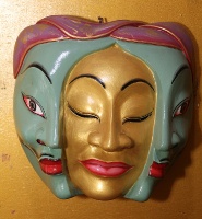 Bali viesnīcas «Ayung Resort Ubud» mākslas darbi, maskas un skulptūras. «Turkish Airlines» un «365 Brīvdienas» 38