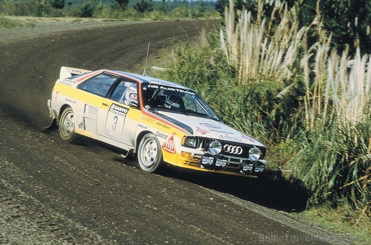 Leģendārā Audi pilnpiedziņas sistēma quattro šogad svin 40 gadu kopš tās prezentācijas Audi quattro modelī 1980. gadā 280116