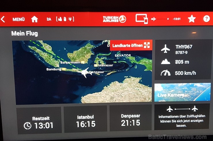Travelnews.lv biznesa klasē ar «Turkish Airlines» lido maršrutā Bali- Stambula - Rīga. «Turkish Airlines» un «365 Brīvdienas» 281292