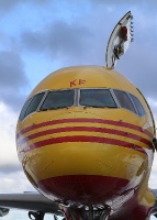 Starptautiskajā lidostā «Rīga» nolaižas īpaša «DHL» pateicības lidmašīna «Boeing 757F» 10