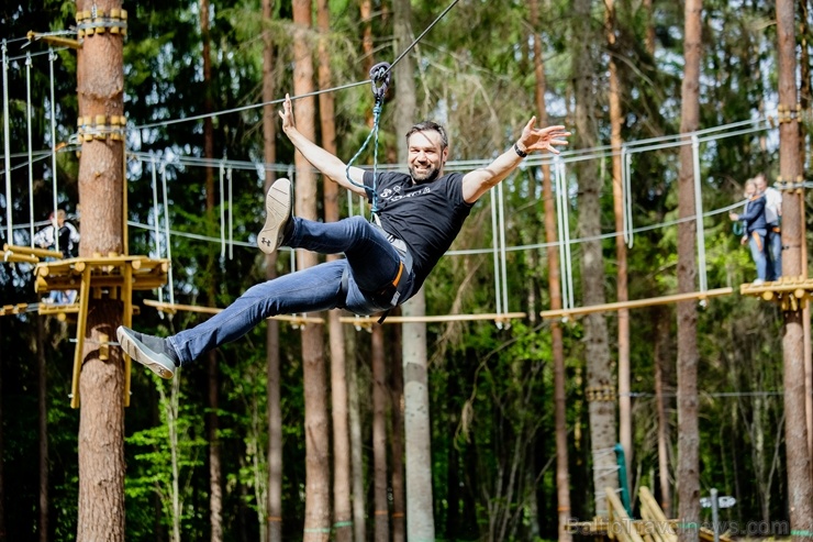 LVM dabas parkā Tērvetē atvērts Tarzāna parks un tīklu parks 283341