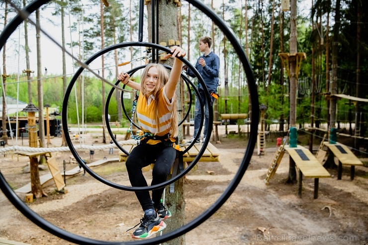 LVM dabas parkā Tērvetē atvērts Tarzāna parks un tīklu parks 283342