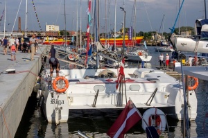 Ventspilī uz «Gulf of Riga Regatta 2020» buru parādi ierodas vairāk nekā 50 jahtas 57