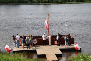 Ceļotājiem Daugavas upes skaistumu Daugavpilī atklās jaunais kuģītis «Sikspārnis» 9