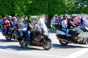 Ventspils ielas un ostas promenādi pierūcina «Kurland bike meet 2020» Motociklu parāde 4
