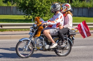 Ventspils ielas un ostas promenādi pierūcina «Kurland bike meet 2020» Motociklu parāde 13