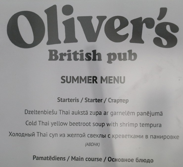 Travelnews.lv iepazīst Rīgas britu stila restorānu «Olivers» piektdienas vakarā 287675
