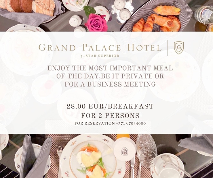 Šefpavārs Deniss Ivankovs piedāvā izcilas brokastis Vecrīgas viesnīcā «Grand Palace Hotel» 291217