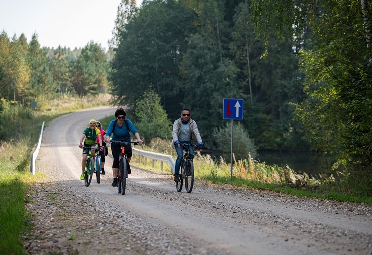 Smiltenes novadā tūrisma sezona izskan ar velobraucienu «Ieriteņo rudenī». Foto: Agnis Melderis 291777