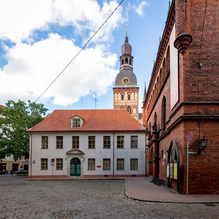 Rīgas vēstures un kuģniecības muzeja fasādes restaurācijas darbi - pirms un pēc 291838