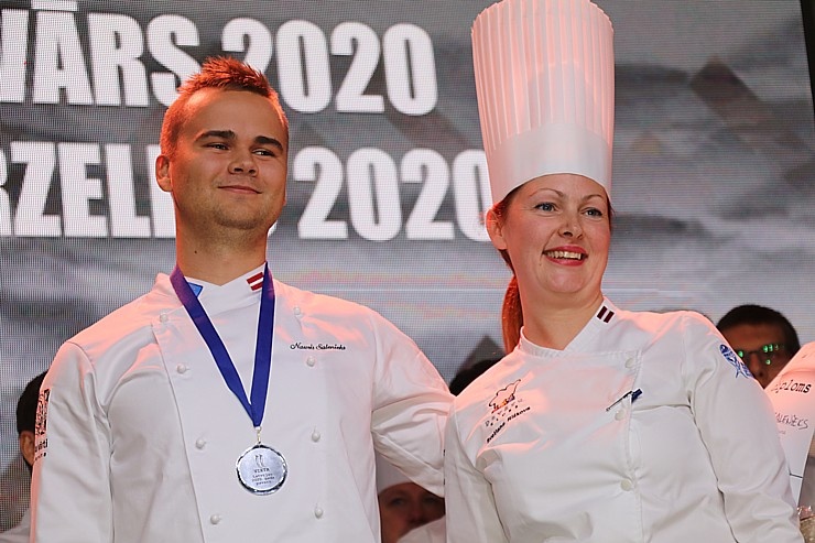 Latvijā ir noteikti titula īpašnieki - «Latvijas gada pavārs 2020» un «Latvijas gada pavārzellis 2020» 291967