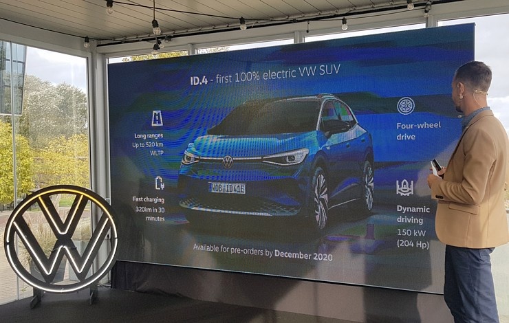 «Volkswagen Latvija» Pārdaugavas restorānā «Osta» saturīgi prezentē jauno «VW ID.3» Foto: 
Samsung Galaxy Note 8 292177
