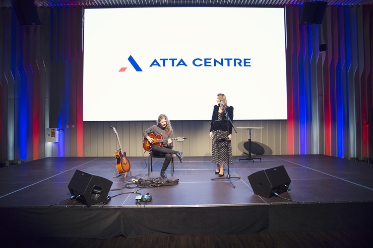 Rīgā 8.10.2020 oficiāli atklāj Baltijā lielāko konferenču centru «ATTA centre». Foto: Aļona Sauskāja 292277