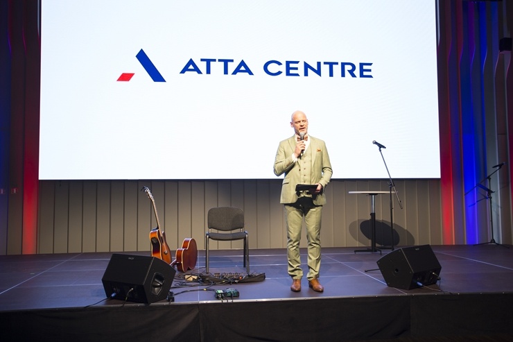 Rīgā 8.10.2020 oficiāli atklāj Baltijā lielāko konferenču centru «ATTA centre». Foto: Aļona Sauskāja 292308
