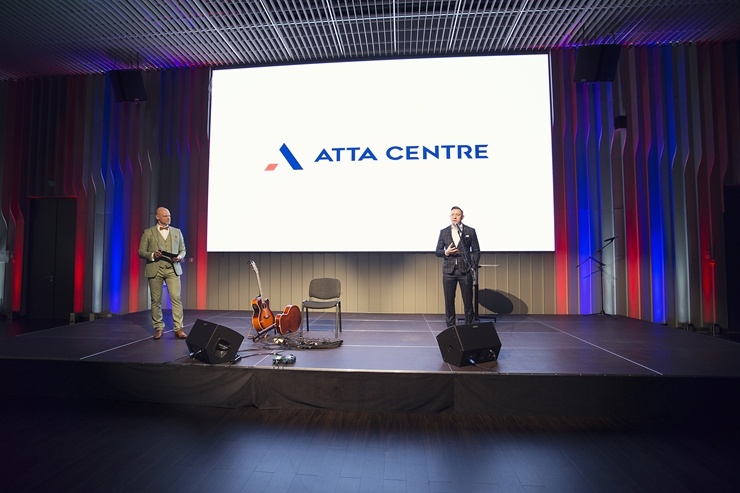 Rīgā 8.10.2020 oficiāli atklāj Baltijā lielāko konferenču centru «ATTA centre». Foto: Aļona Sauskāja 292311