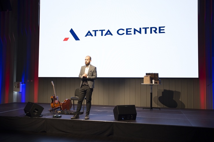 Rīgā 8.10.2020 oficiāli atklāj Baltijā lielāko konferenču centru «ATTA centre». Foto: Aļona Sauskāja 292321