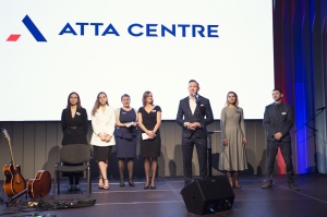 Rīgā 8.10.2020 oficiāli atklāj Baltijā lielāko konferenču centru «ATTA centre». Foto: Aļona Sauskāja 41