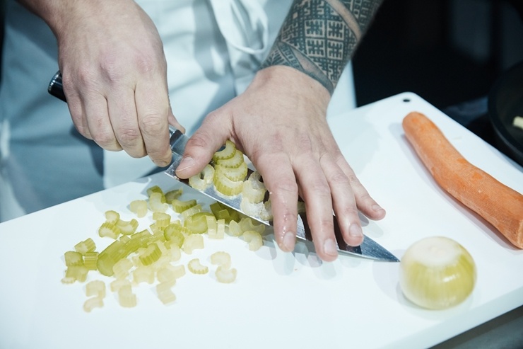 Latvijas pavāra Dināra Zvidriņa dalība Tallinas pavāru konkursā «Bocuse dor Europe 2020». Foto: bocusedor.com 292882