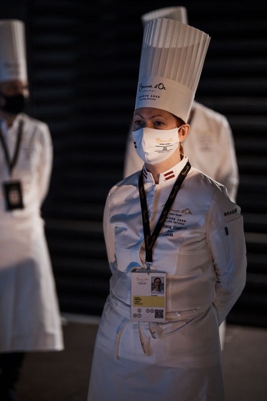 Latvijas pavāra Dināra Zvidriņa dalība Tallinas pavāru konkursā «Bocuse dor Europe 2020». Foto: bocusedor.com 292917