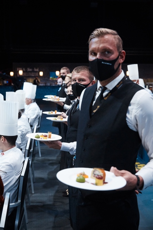 Latvijas pavāra Dināra Zvidriņa dalība Tallinas pavāru konkursā «Bocuse dor Europe 2020». Foto: bocusedor.com 292923