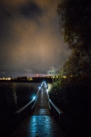 Viļakā svinīgi atklāj garāko pontonu tiltu Latvijā 13