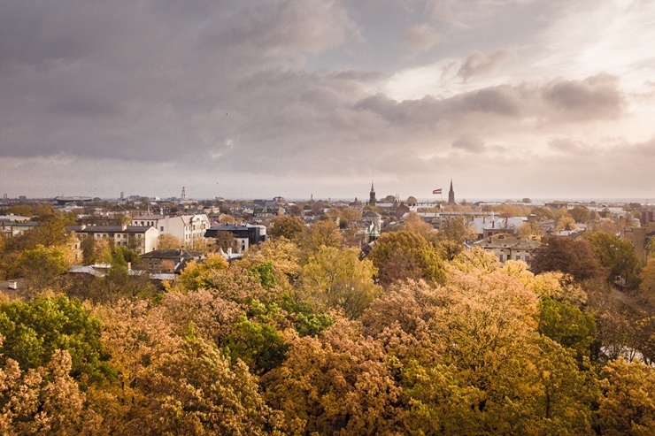 Vēju pilsēta Liepāja  ietērpjas rudens krāsās. Foto: Kārlis Volkovskis 293666