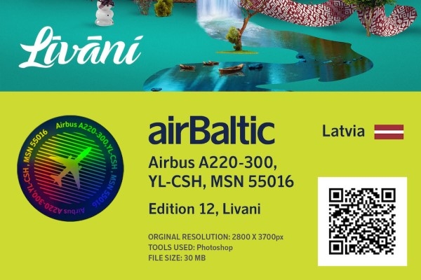 «airBaltic» vietnē «OpenSea» veiksmīgi izdod divpadsmitos neaizstājamos blokķēžu žetonus jeb NFT