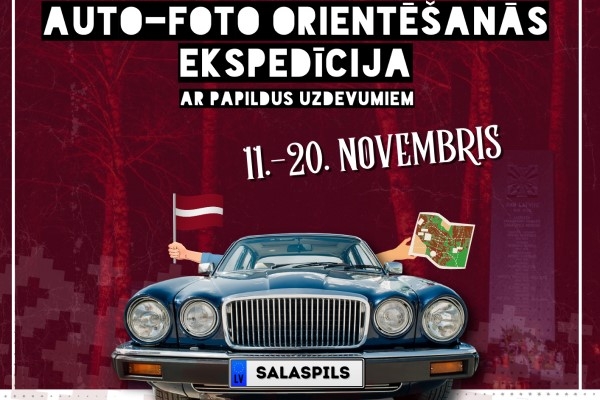 Patriotu dienu auto-foto orientēšanās ekspedīcija Salaspils novadā