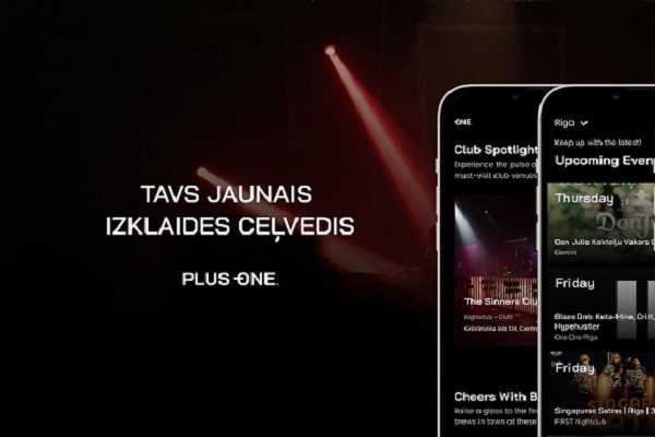 Radīta jauna mobilā aplikācija «Plus One» - Latvijas naktsdzīves ceļvedis