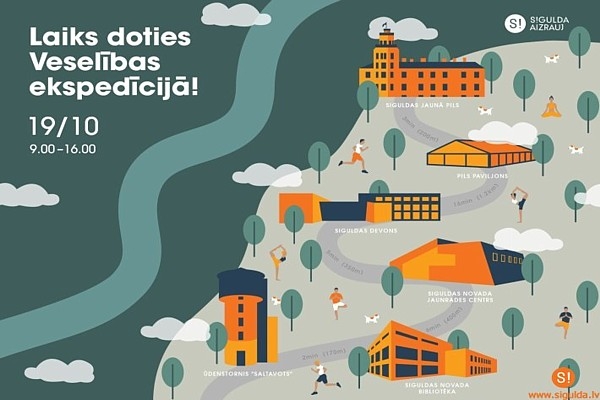 Sigulda: 19. oktobrī būs iespēja doties Veselības 