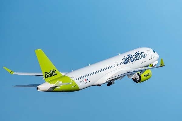 «airBaltic» paziņo novembra ie