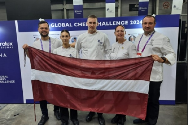 Latvijas pavāriem labi panākumi «Global chef chell