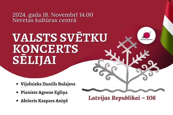 Aizkraukles novads: Valsts svētku koncerts Sēlijas