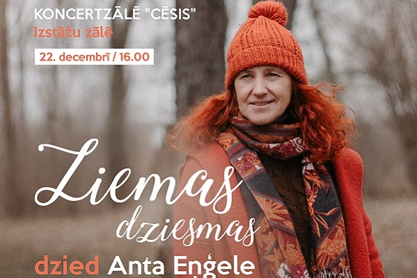 Cēsis: Anta Eņģele aicina uz koncertstāstu «Ziemas