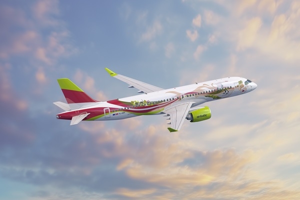 «airBaltic» atklāj 50. Airbus A220-300 lidmašīnu a