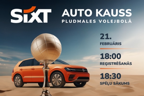 Mārupes novadā aizvadīs trešo «SIXT Auto kausu» pl