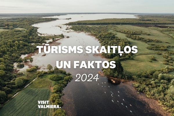 Tūrisms skaitļos un faktos Valmieras novadā 2024. 